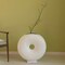 Uniquewise White Modern Round Flat Doughnut Hole Vase QI004001.WT - alternate 3